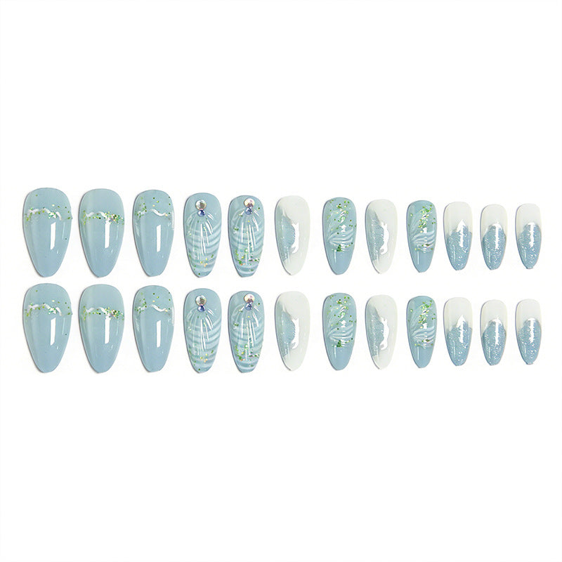 Glittering artificial nail creation Kalsten