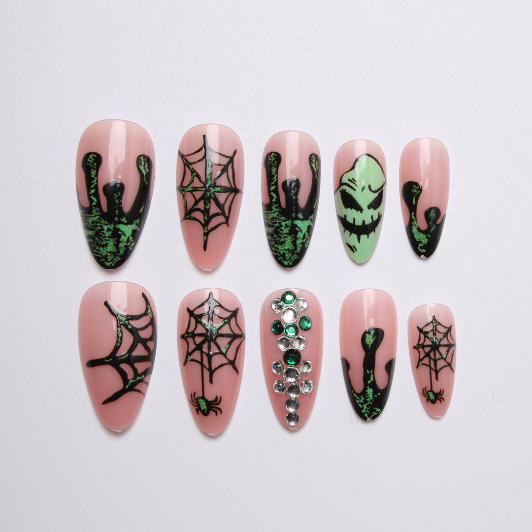 Creative Nail Art Set with Halloween Motifs Kalsten
