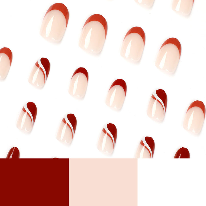 Artful nail decoration with elegant gradient and gloss Kalsten