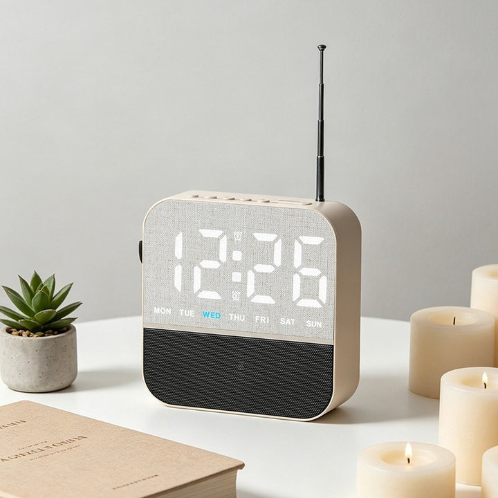 Digital clock radio with temperature display Kalsten