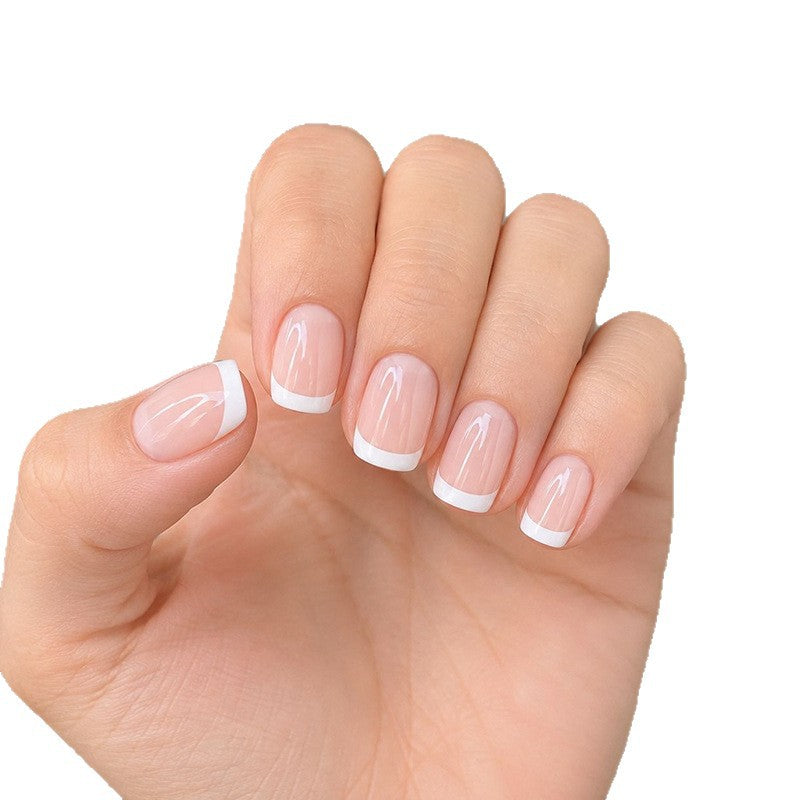 French Tip Acrylic Nail Art Enhancements Kalsten