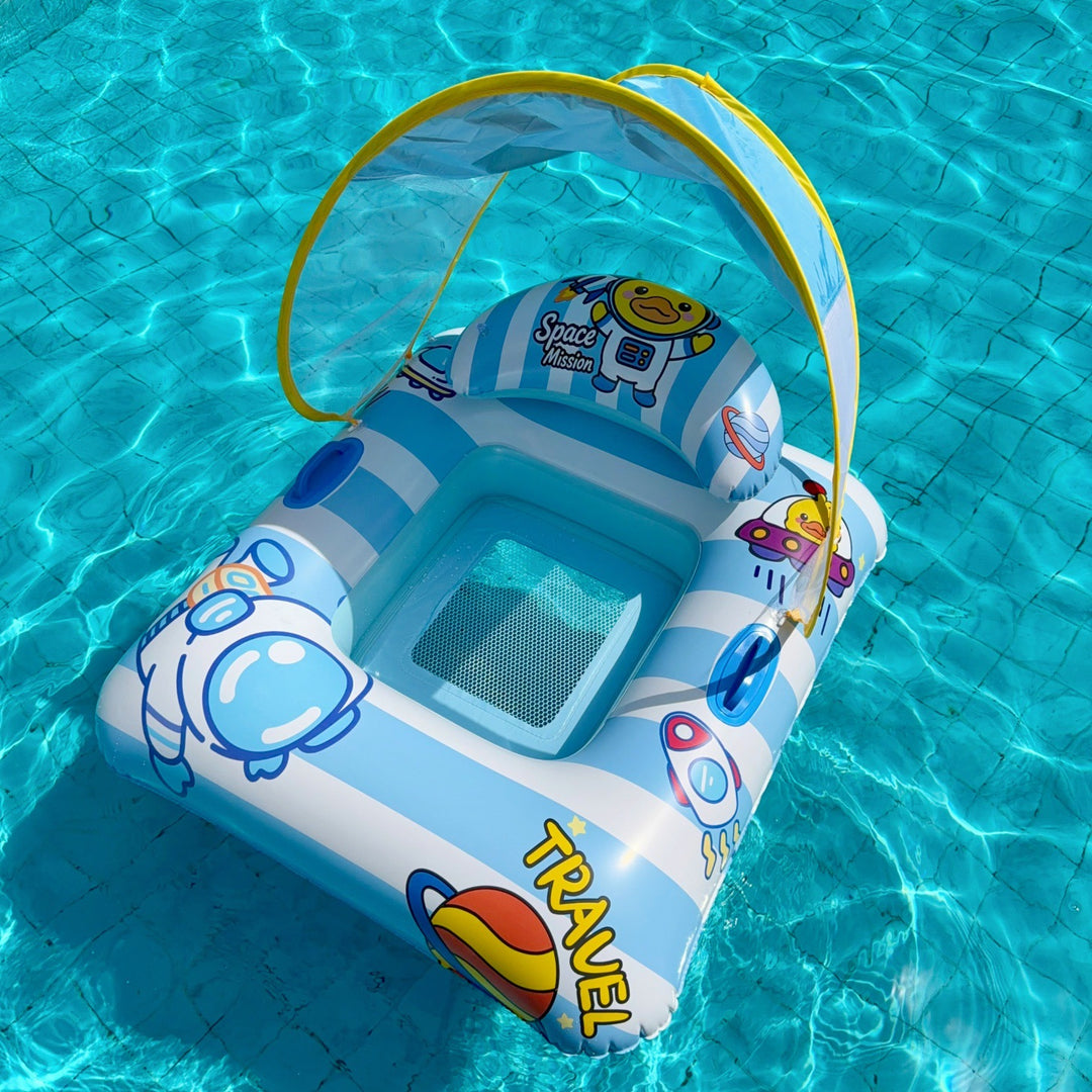 Floating Pool Lounge Chair with Cup Holder Kalsten