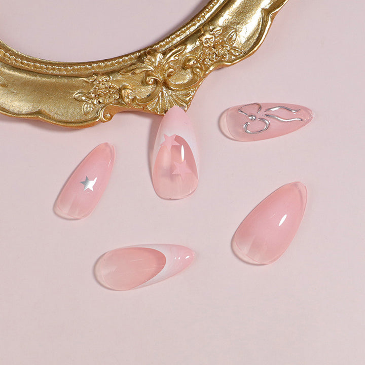 Premium Press-On Nail Set with Decorative Accents Kalsten