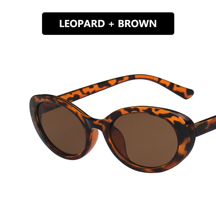 Ladies Cat-Eye Sunglasses with Transparent Frame and Gradient Lenses Kalsten