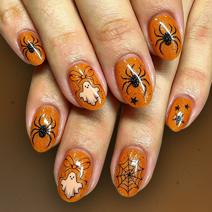 Spooky Themed Glitter Nail Art Set Kalsten