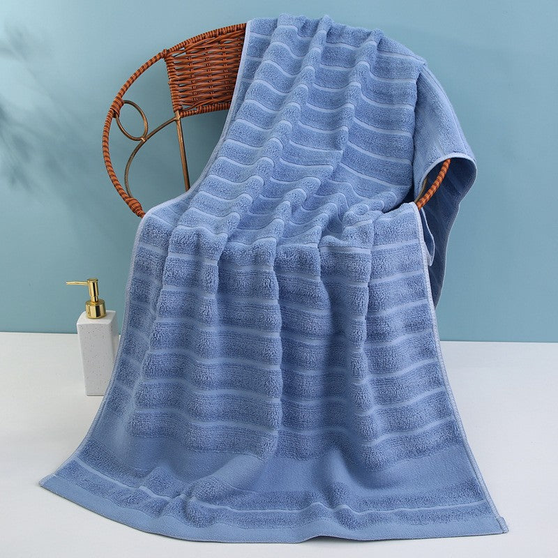 Terry Bath Towel with Elegant Stripes Kalsten