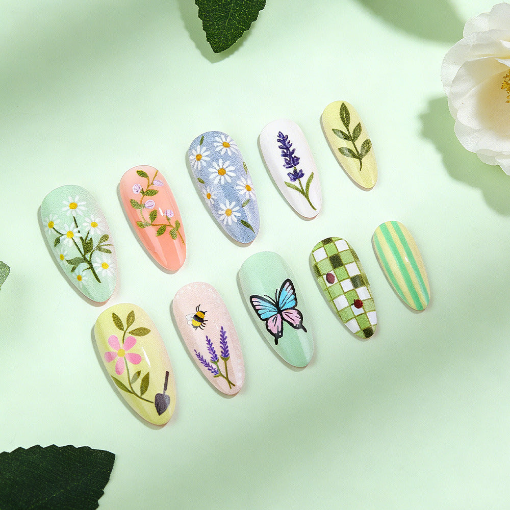 Artistic Floral Nail Art Kalsten 1787542804
