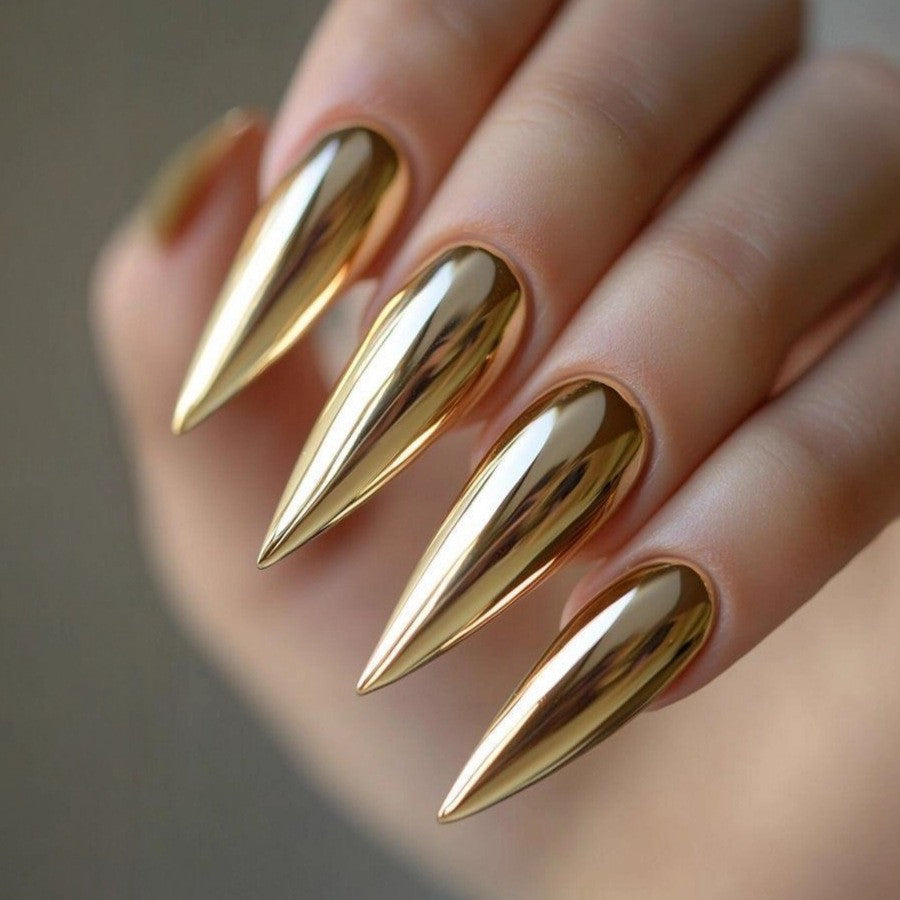 Artifical nails with Faceted Design Kalsten