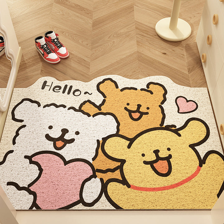 Cartoon Themed Welcome Mat
