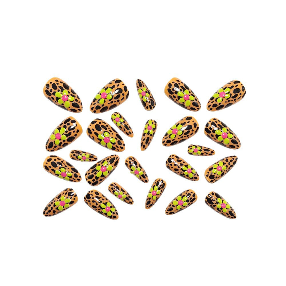Artificial Nail Decoration In Unique Leopard Pattern Kalsten