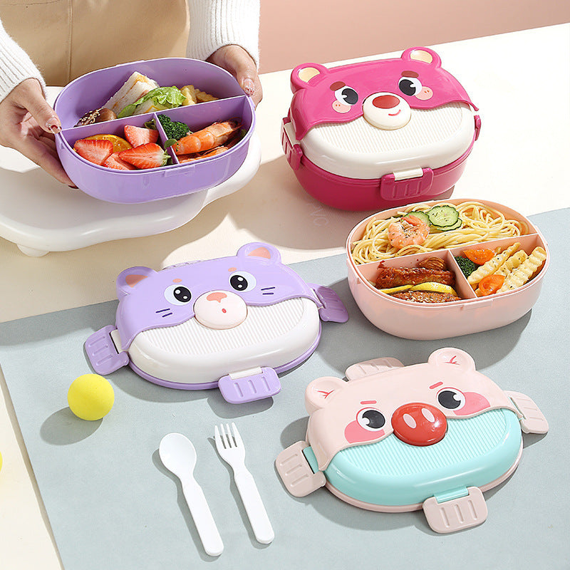 Fun-Themed Animal Bento Lunch Box