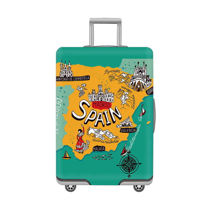Cartoon Cat Design Hard Shell Luggage Kalsten