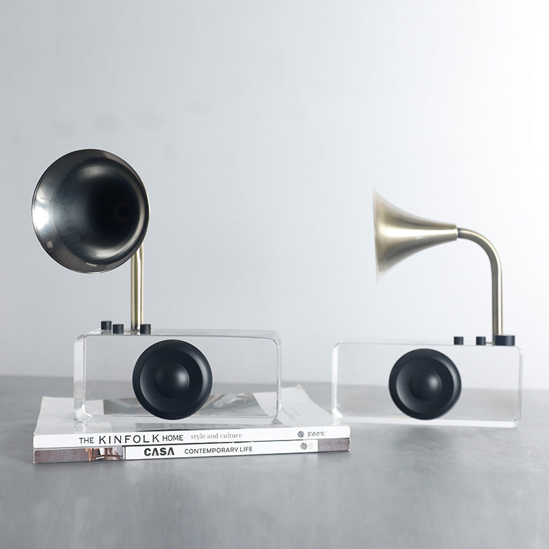 Vintage-Inspired Bluetooth Gramophone Speaker