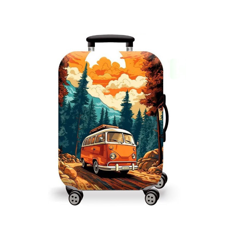 Ladies hard-shell suitcase with playful dog motif Kalsten