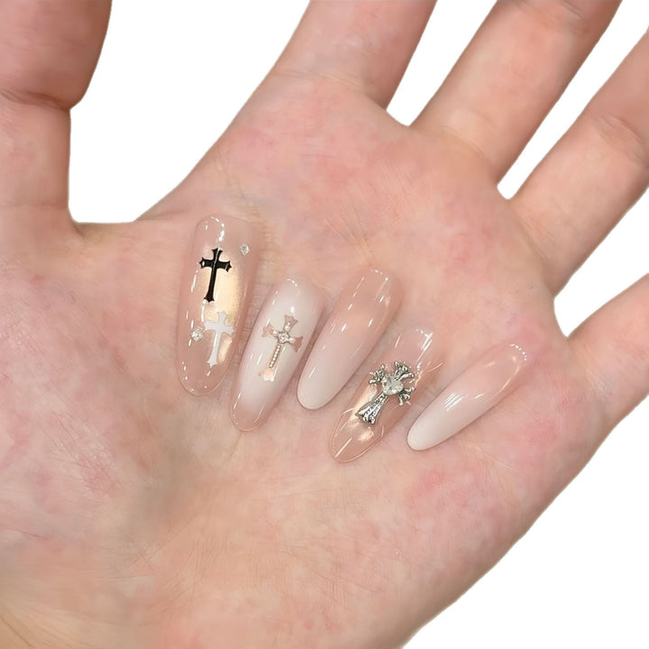 Elegant Artificial Nails with Creative Designs Kalsten