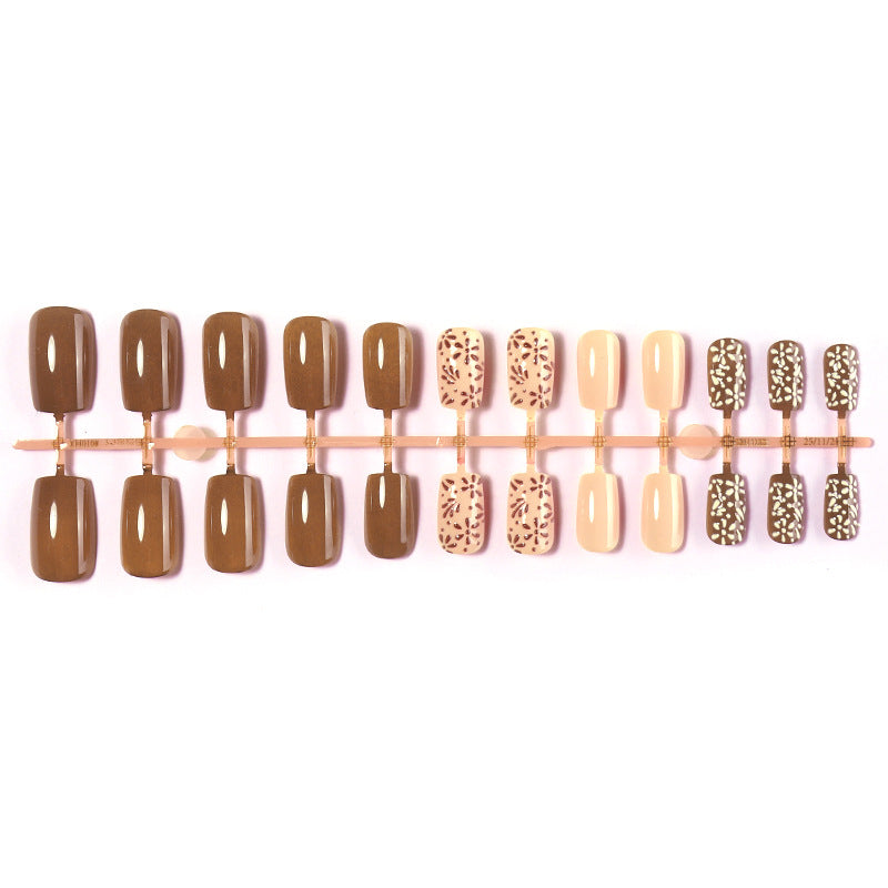 Premium Press-On Nail Set with Artistic Designs Kalsten