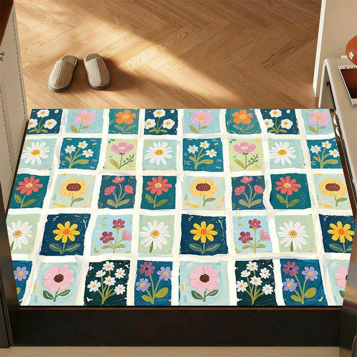 Playful Cartoon-Themed Welcome Mat