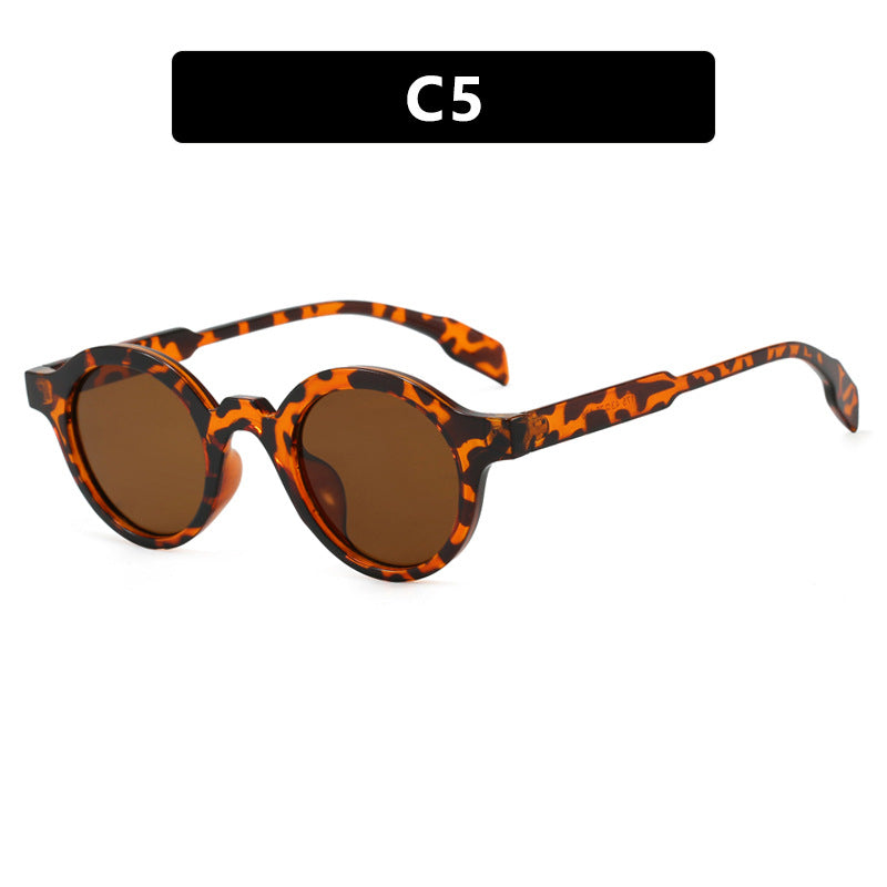 Women's fashionable round sunglasses with high-quality, flexible frame Kalsten