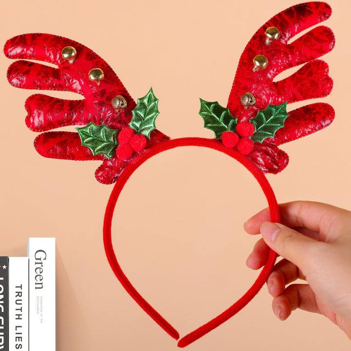Festive Reindeer Antler Headband