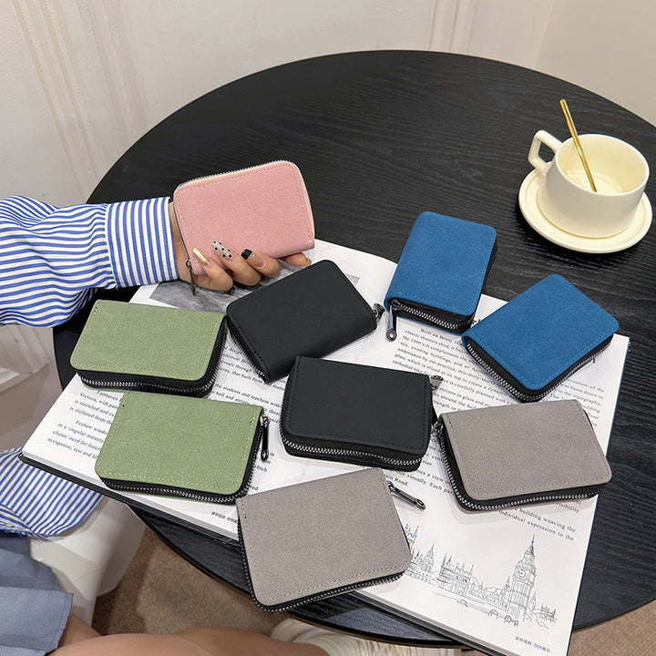 Compact Zippered Wallet