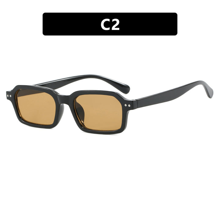 Women's fashionable square sunglasses in urban design Kalsten