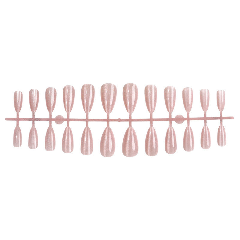 Elegant Artificial Nail Set with Shimmering Finish Kalsten