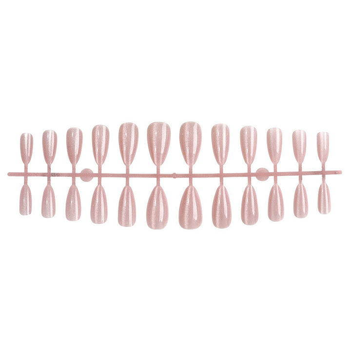 Elegant Artificial Nail Set with Shimmering Finish Kalsten