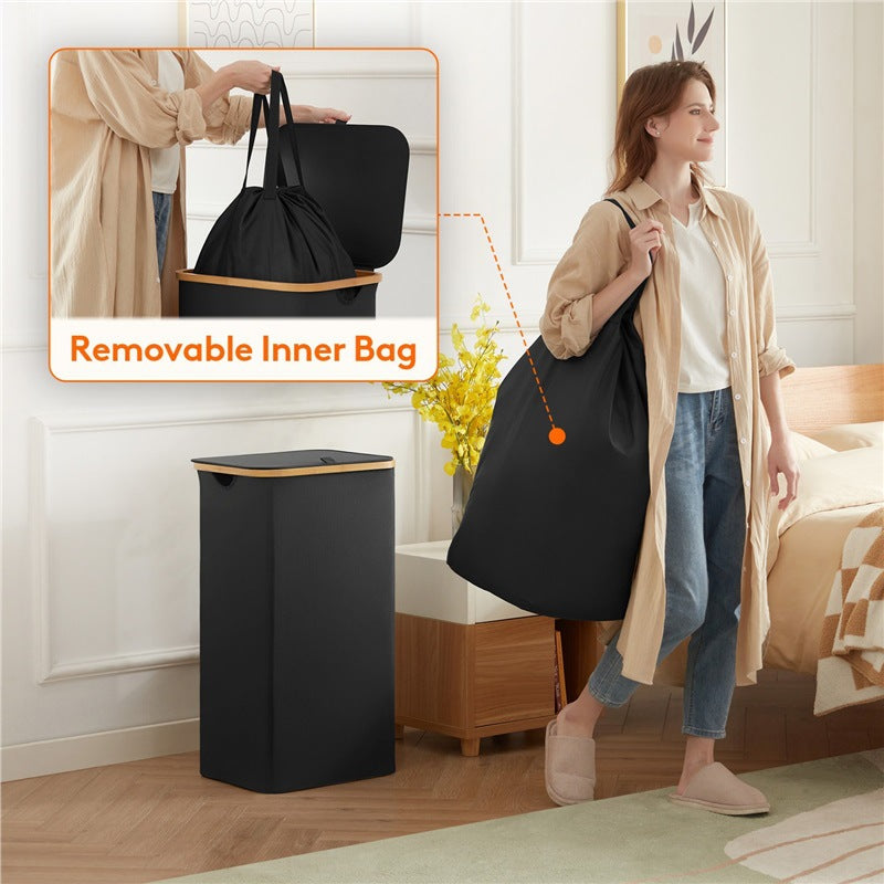Laundry separation system with practical carrying handles and removable inner bag Kalsten