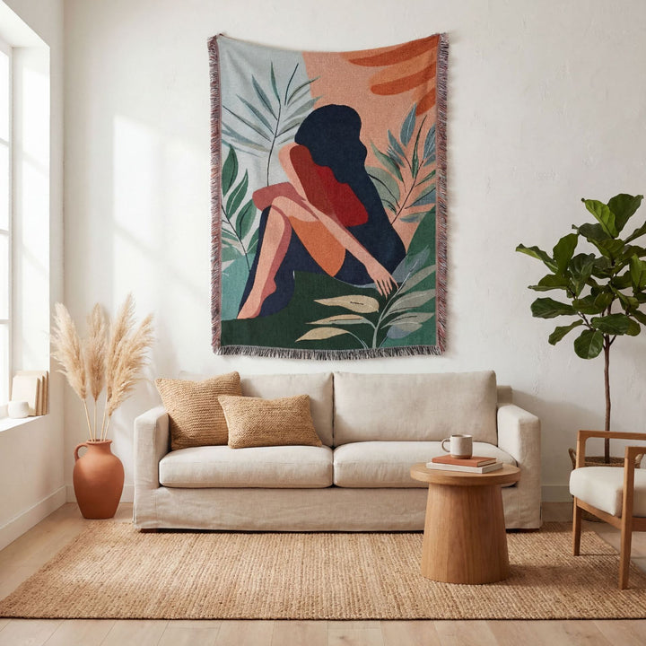 Decorative Cat Tapestry Blanket