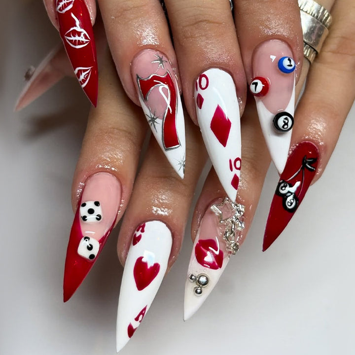 Whimsical Holiday Themed Press-On Nail Set Kalsten