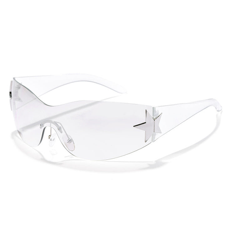 Women's futuristic design sunglasses with unique accents Kalsten