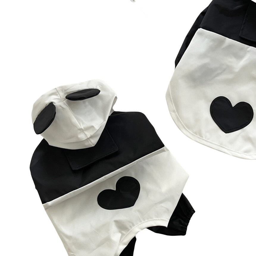 Contrast Panel Lightweight Dog Jumpsuit