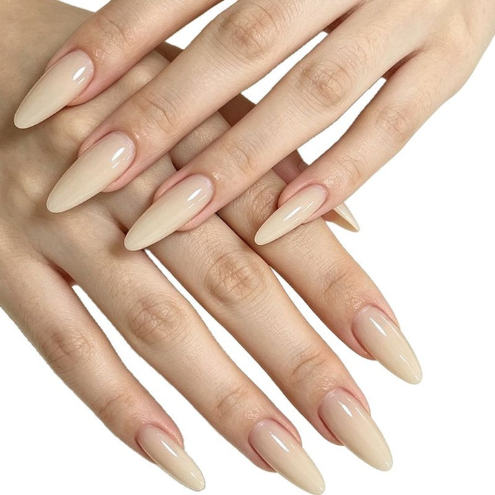 Elegant Almond-Shaped Acrylic Nail Extensions Kalsten