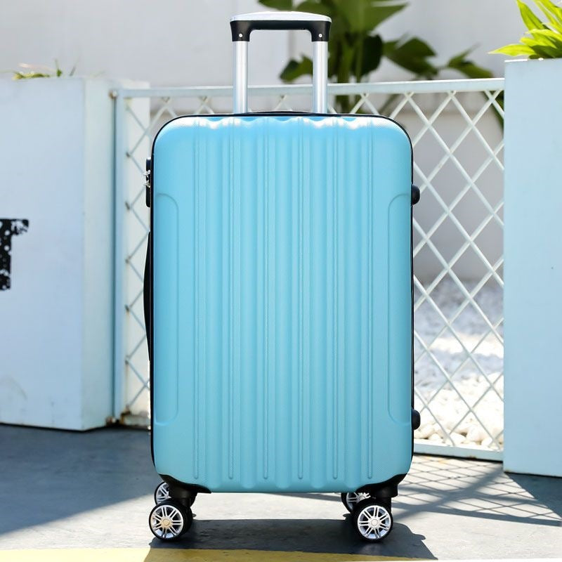 Hard shell suitcase with 360-degree wheel system and integrated safety feature Kalsten
