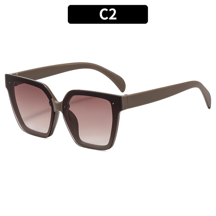 Chic Oversized Squared Frame Sunglasses