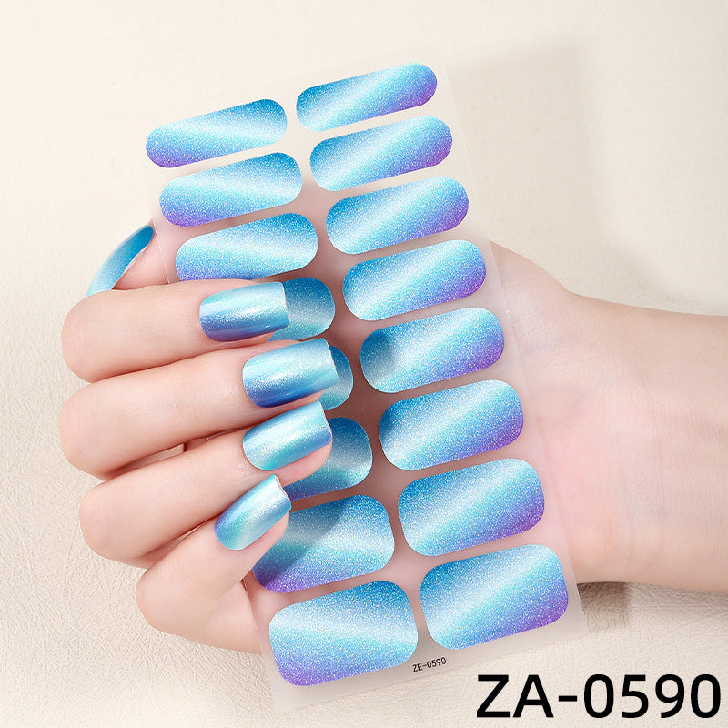 Glitter Gradient Nail Wraps