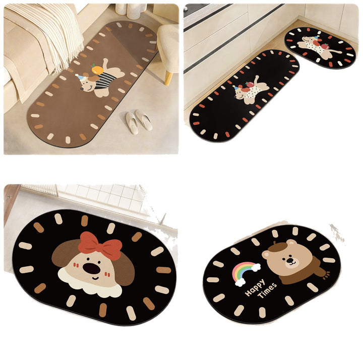 Playful Dog-Themed Entryway Mat Kalsten