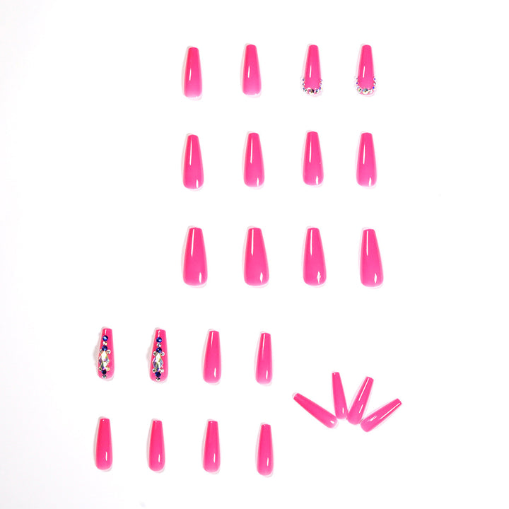 Elegant Nail Art with Glitter Decoration Kalsten