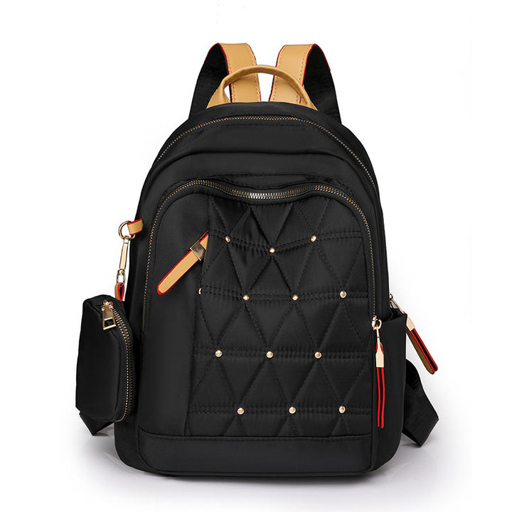Stylish Quilted Multi-Pocket Backpack
