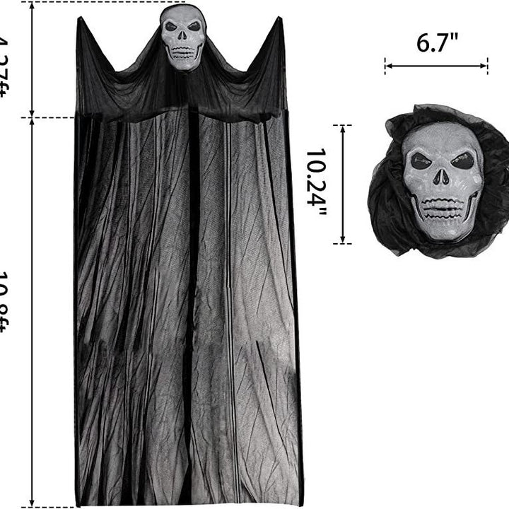 Halloween Decorative Sheer Fabric Curtain Kalsten