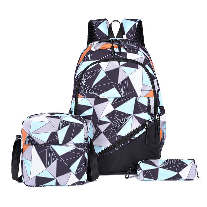 School backpack with multiple compartments and matching accessories Kalsten