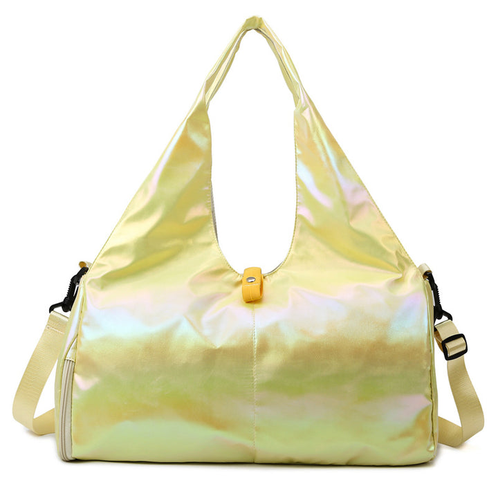 Iridescent Multi-Pocket Travel Tote Bag Kalsten