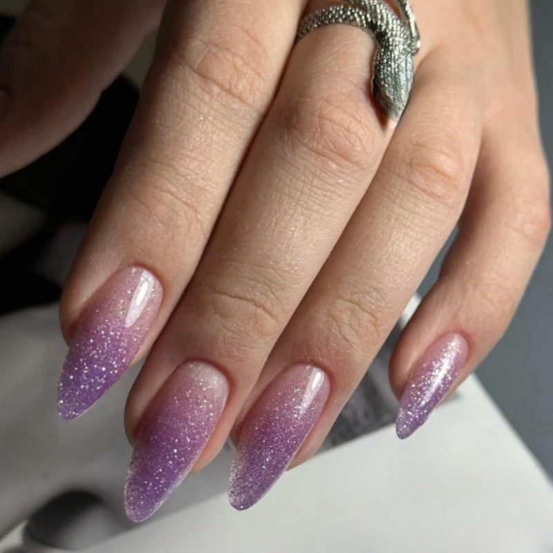 Glossy Ombre Stiletto Press-On Nail Set Kalsten