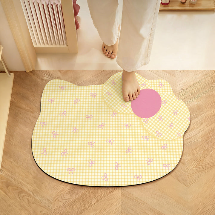 Cute Floral Shaped Bath Mat