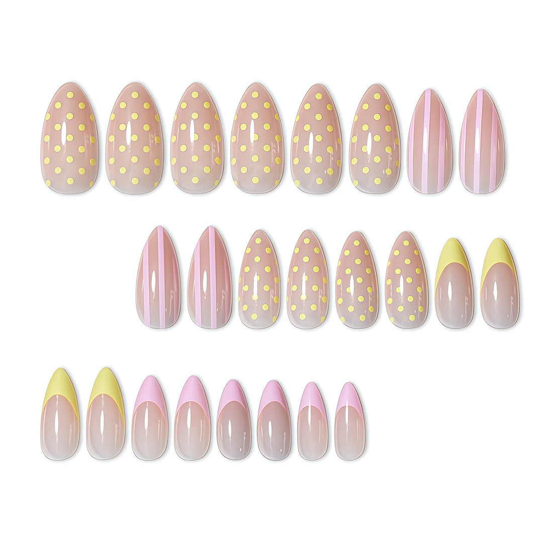 Glossy Press-On Nail Set Kalsten