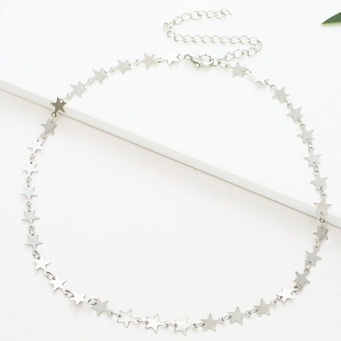 Star Motif Chain Necklace Kalsten