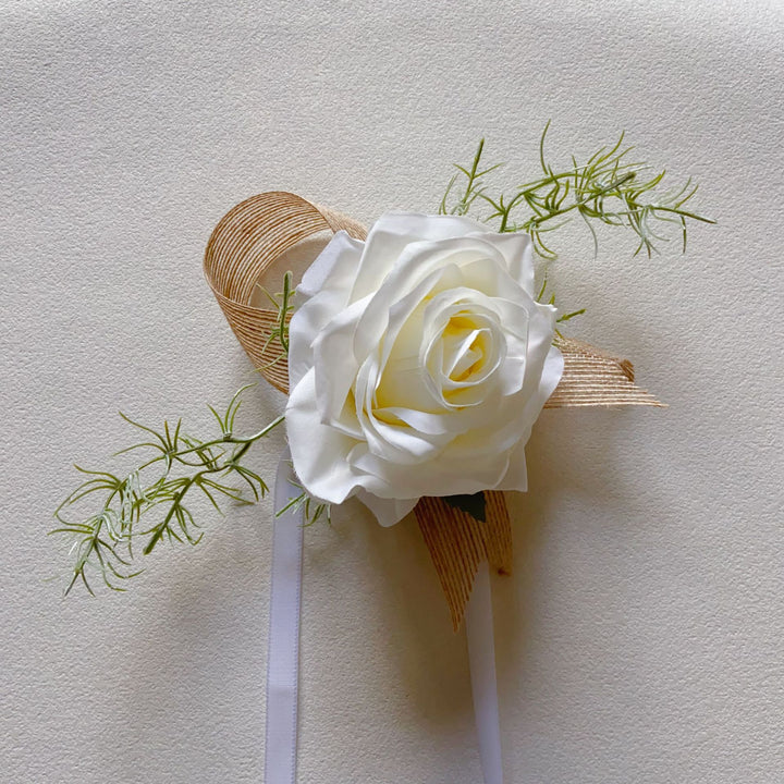 Elegant Floral Hair Corsage