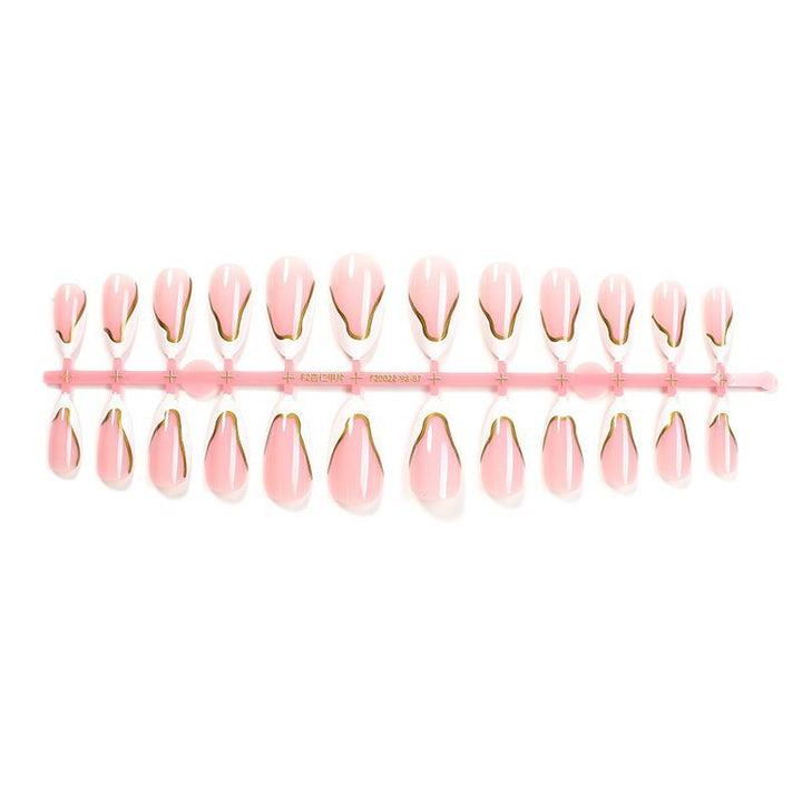 Artificial nail set with spooky clown motifs and extravagant accents Kalsten