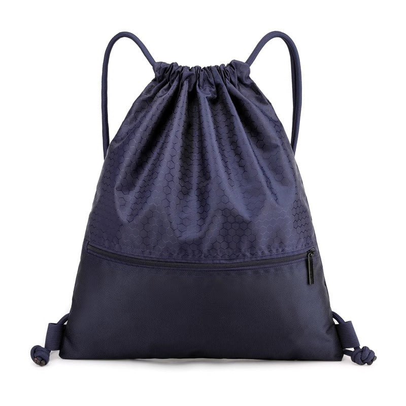 Honeycomb Patterned Drawstring Gym Bag Kalsten