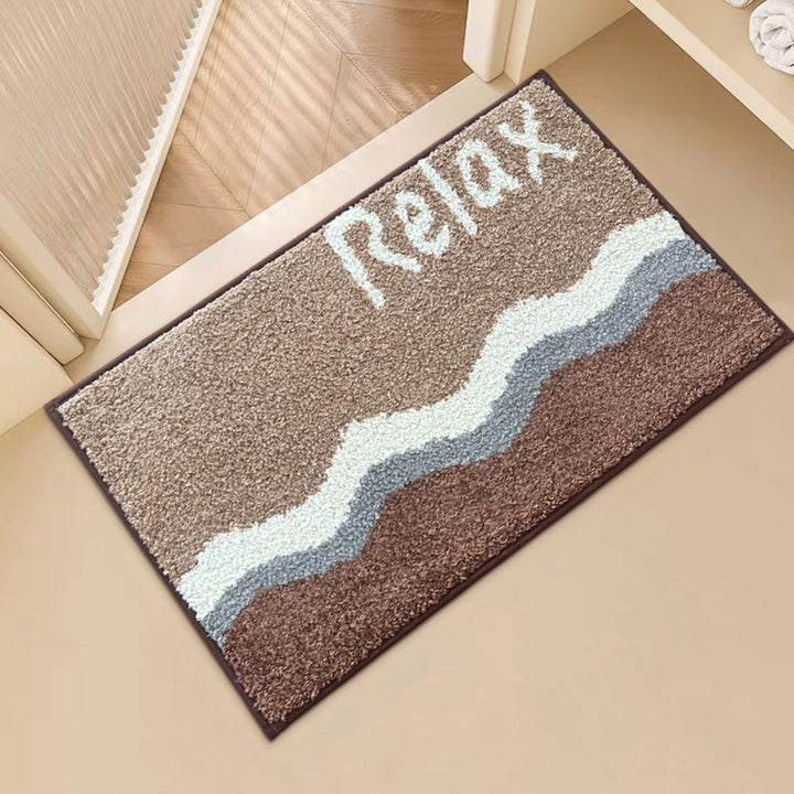 Whale-Themed Cozy Bath Mat Kalsten